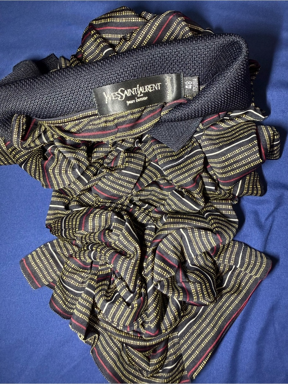 Yves Saint Laurent Black Striped men’s  Top